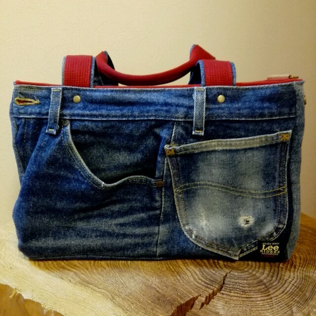 安いHOT デニムリメイクバッグの通販 by ♥Love♥'s shop|ラクマ 低価NEW