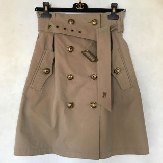 バーバリー(BURBERRY)のバーバリーブルーレーベル❤️トレンチスカート  38(ミニスカート)