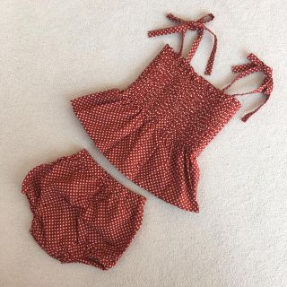 着画あり ハンドメイド キッズ ベビー 水着 女の子 70(水着)