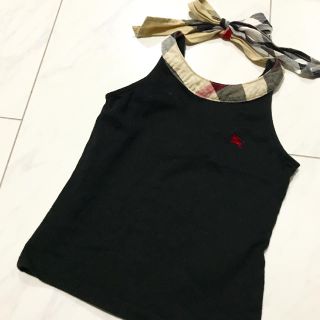 バーバリー(BURBERRY)のバーバリー ＊ ホルターネック ノバチェック 100(Tシャツ/カットソー)