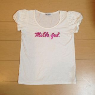 ミルクフェド(MILKFED.)のMILKFED パフスリーブTシャツ(Tシャツ(半袖/袖なし))