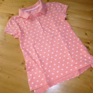 ギャップキッズ(GAP Kids)のGapKids　コーラルピンク　ポロシャツ　130(Tシャツ/カットソー)