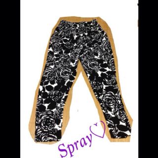 スプレイ(SpRay)のSpRay♡花柄パンツ(サルエルパンツ)