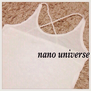 ナノユニバース(nano・universe)のnano universe キャミ(キャミソール)