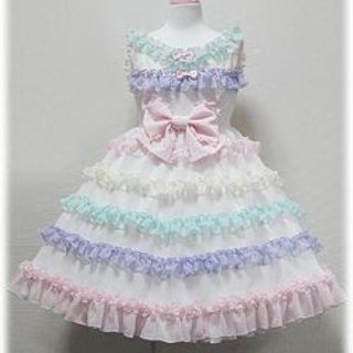 アンジェリックプリティー(Angelic Pretty)のAngelic Pretty しゃぼん玉 JSK(ひざ丈ワンピース)