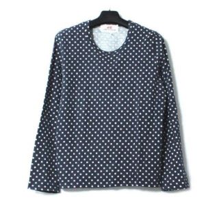 コムデギャルソン(COMME des GARCONS)のH&M × コムデギャルソン ドット 水玉柄 カットソー Tシャツ(Tシャツ(長袖/七分))