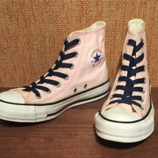 コンバース(CONVERSE)の限定値下げ。used コンバース ハイカット ピンク(スニーカー)