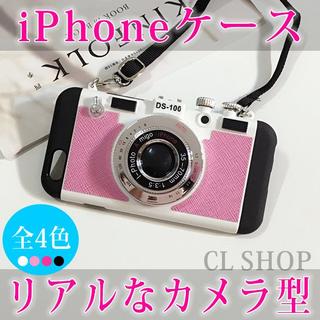 iPhone6plus★カメラ型スマホケース(ピンク)iPhone6プラス(iPhoneケース)