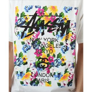 ステューシー(STUSSY)のSTUSSY🌺花柄Tシャツ(Tシャツ(半袖/袖なし))