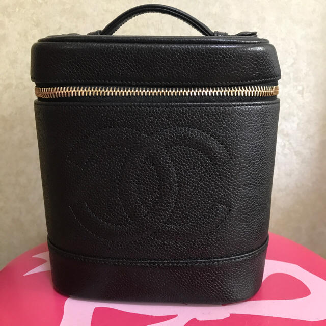 mimichanさま用■CHANEL■美品バニティポーチ・バッグ(ブラック)CHANEL