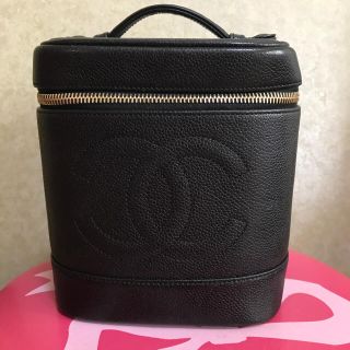 シャネル(CHANEL)のmimichanさま用■CHANEL■美品バニティポーチ・バッグ(ブラック)(ハンドバッグ)