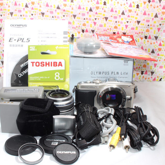 届いてすぐに✨自撮りも動画も✨OLYMPUS E-PL5 レンズキット 届いてすぐに✨自撮りも動画も✨OLYMPUS E-PL5 レンズキット