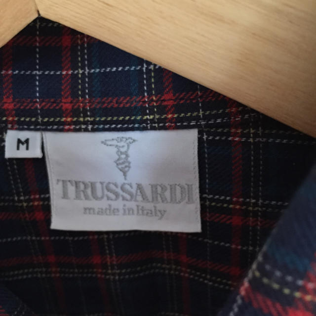 Trussardi(トラサルディ)のチェックシャツ XLサイズ TRUSSSRDI シャツワンピにも メンズのトップス(シャツ)の商品写真