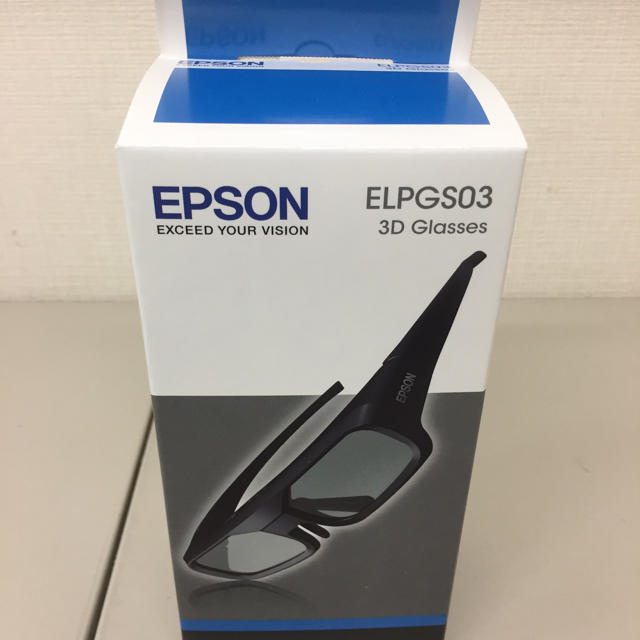 EPSON(エプソン)のEPSON 3Dメガネ ELPGSＯ3値下げしました。 スマホ/家電/カメラのスマホアクセサリー(その他)の商品写真