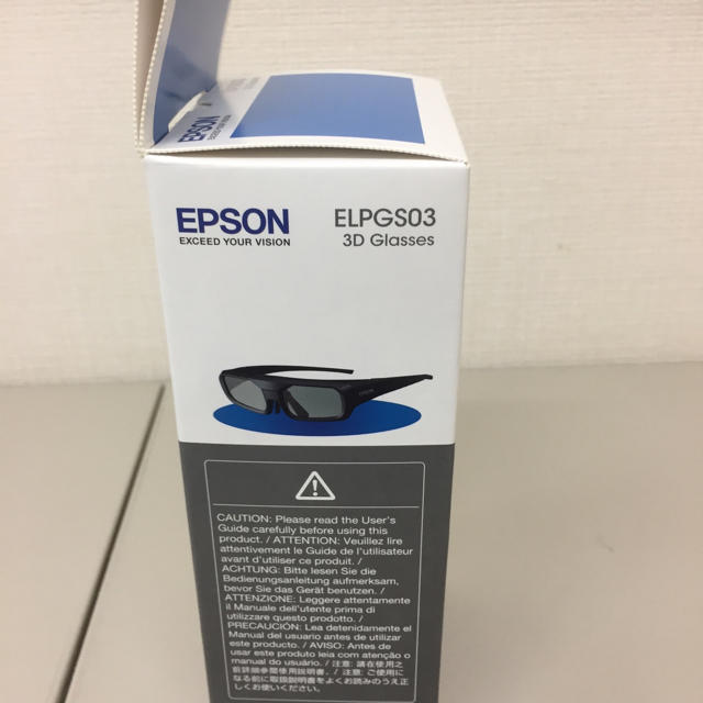 EPSON(エプソン)のEPSON 3Dメガネ ELPGSＯ3値下げしました。 スマホ/家電/カメラのスマホアクセサリー(その他)の商品写真