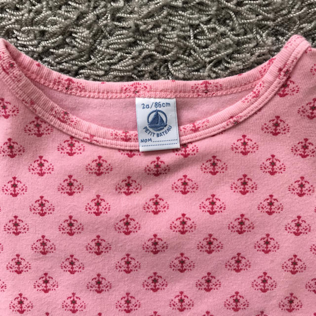 PETIT BATEAU(プチバトー)のプチバトーTシャツ２歳 キッズ/ベビー/マタニティのキッズ服女の子用(90cm~)(Tシャツ/カットソー)の商品写真