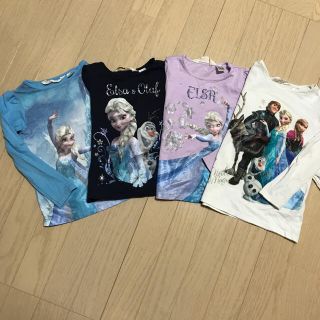 エイチアンドエム(H&M)のアナ雪★長袖Tシャツ★4枚セット(Tシャツ/カットソー)