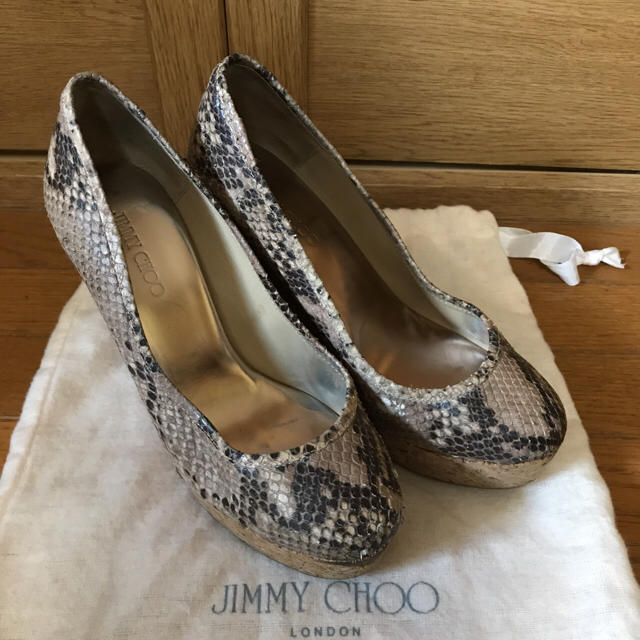 JIMMY CHOO(ジミーチュウ)のジミーチュウ JIMMY CHOO パンプス ウェッジソール レディースの靴/シューズ(ハイヒール/パンプス)の商品写真