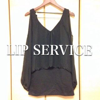 リップサービス(LIP SERVICE)のシフォンタイトワンピ(ミニワンピース)