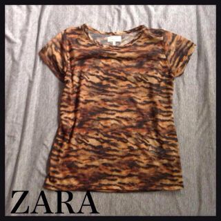 ザラ(ZARA)のZARA ヒョウ柄Tシャツ(Tシャツ(半袖/袖なし))