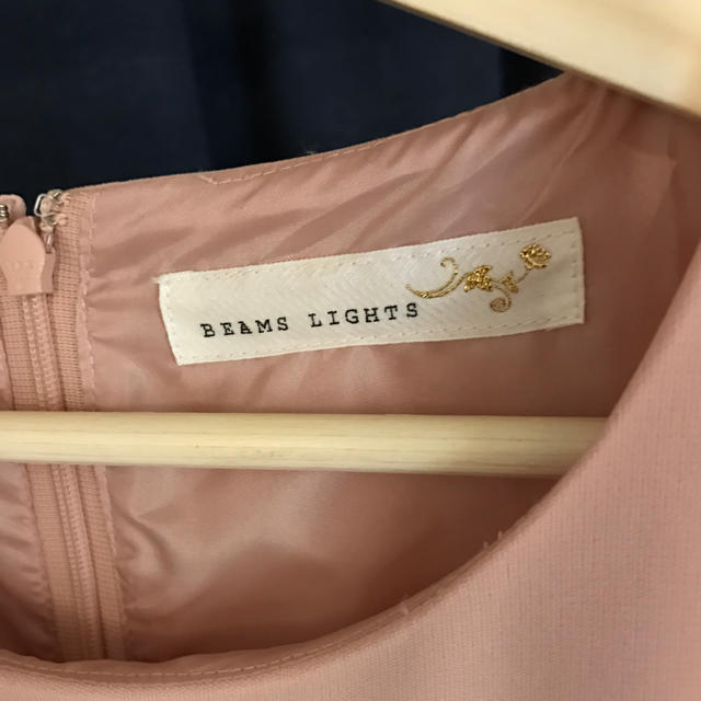BEAMS(ビームス)のピンク シンプル ワンピース ビームスライト ドレス レディースのワンピース(ひざ丈ワンピース)の商品写真