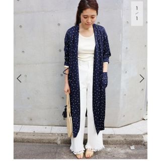 イエナ(IENA)のIENA LA BOUCLE バックサテンストレートパンツ(カジュアルパンツ)