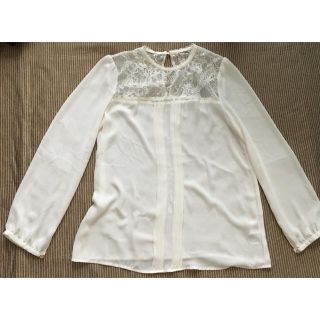 ロイヤルパーティー(ROYAL PARTY)の【値下げしました】ロイヤルパーティー  シフォンシャツ(シャツ/ブラウス(長袖/七分))