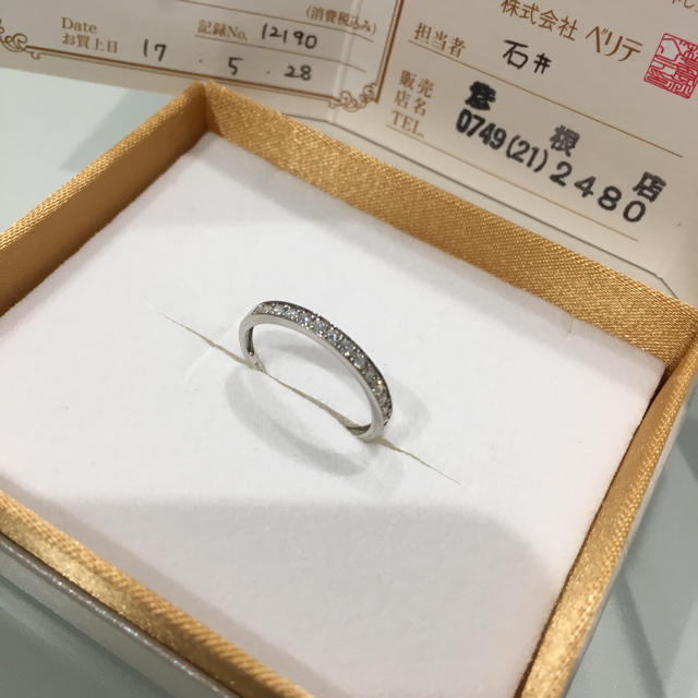 コメントで40000円❤️プラチナリング 4°C
