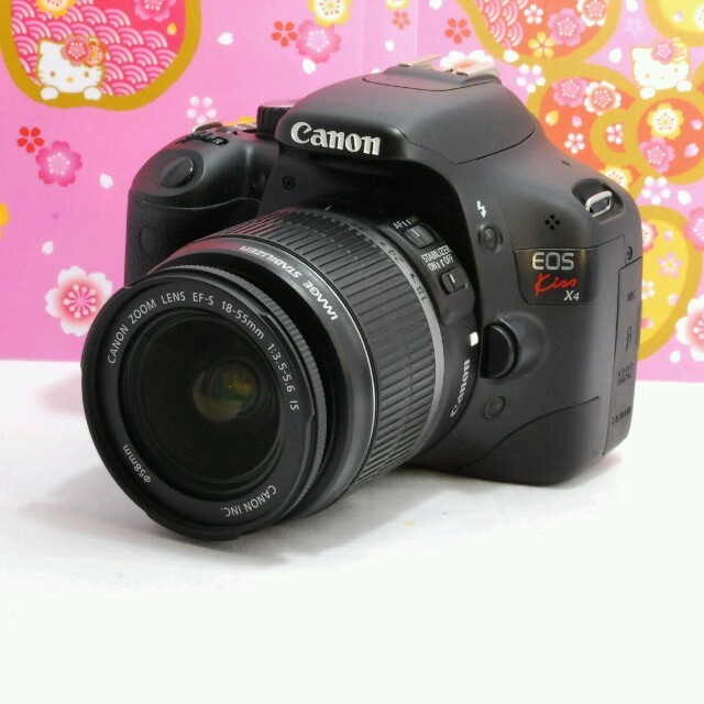 Canon - スマホに送れるSD付き ️Canon Eos Kiss X4レンズキットの通販 by Camera-RK 's shop
