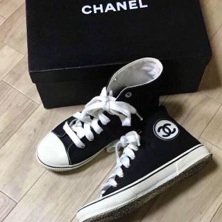 シャネル(CHANEL)の美品★CHANEL スニーカー CONVERSE コンバース好きな方にも(スニーカー)