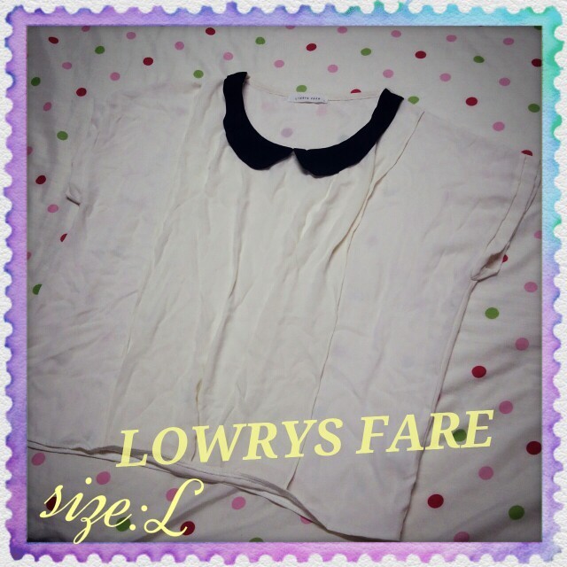 LOWRYS FARM(ローリーズファーム)のLOWRYS FARE シフォントップス レディースのトップス(Tシャツ(半袖/袖なし))の商品写真