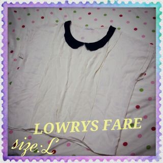 ローリーズファーム(LOWRYS FARM)のLOWRYS FARE シフォントップス(Tシャツ(半袖/袖なし))