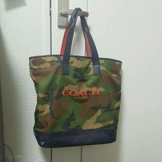 コーチ(COACH)の　最終値下げ　Coach トートバッグ　カモ(トートバッグ)