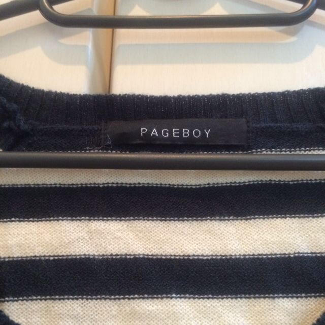 PAGEBOY(ページボーイ)のショート丈カットソー レディースのトップス(カットソー(長袖/七分))の商品写真