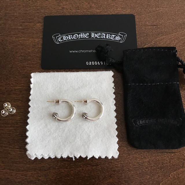 Chrome Hearts(クロムハーツ)の新品 クロムハーツ ペア フープピアス メンズのアクセサリー(ピアス(両耳用))の商品写真