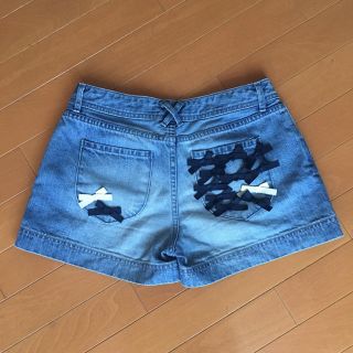 チェスティ(Chesty)のchestyバックリボンデニムショートパンツ(ショートパンツ)