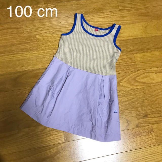 UNIQLO(ユニクロ)のuniqlo×undercover コラボワンピース 100cm キッズ/ベビー/マタニティのキッズ服女の子用(90cm~)(ワンピース)の商品写真