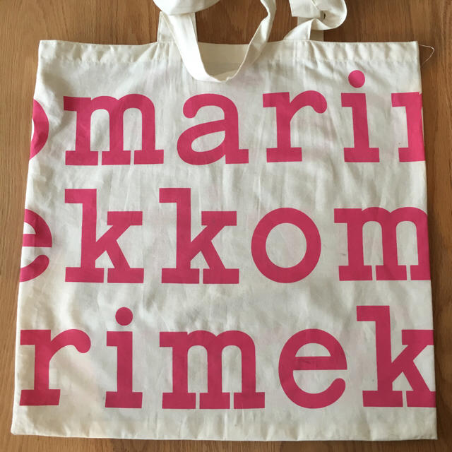 marimekko(マリメッコ)の♡マリメッコ♡ノベルティ コットントートバッグ（ピンク） レディースのバッグ(トートバッグ)の商品写真