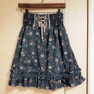 アクシーズファム(axes femme)のaxes❁編み上げスカート(ひざ丈スカート)