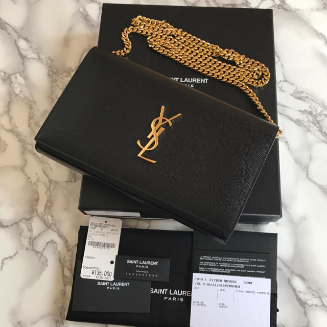 驚きの価格 Saint Laurent - 処分セール!美品人気完売!正規品 サン