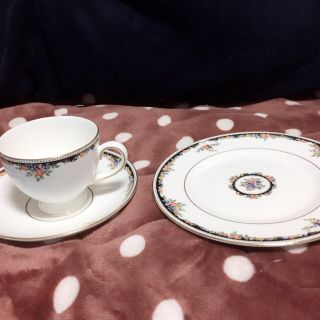 ウェッジウッド(WEDGWOOD)のウェッジウッド オズボーン カップ&ソーサー ケーキ皿(食器)