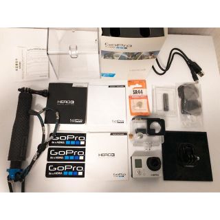 ゴープロ(GoPro)のgoprohero3 ホワイトエディション＋自撮り棒付 (ビデオカメラ)