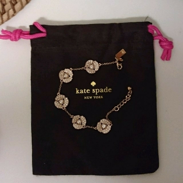 kate spade new york(ケイトスペードニューヨーク)のケイトスペード☆ピンクゴールドブレス☆未使用品 レディースのアクセサリー(ブレスレット/バングル)の商品写真