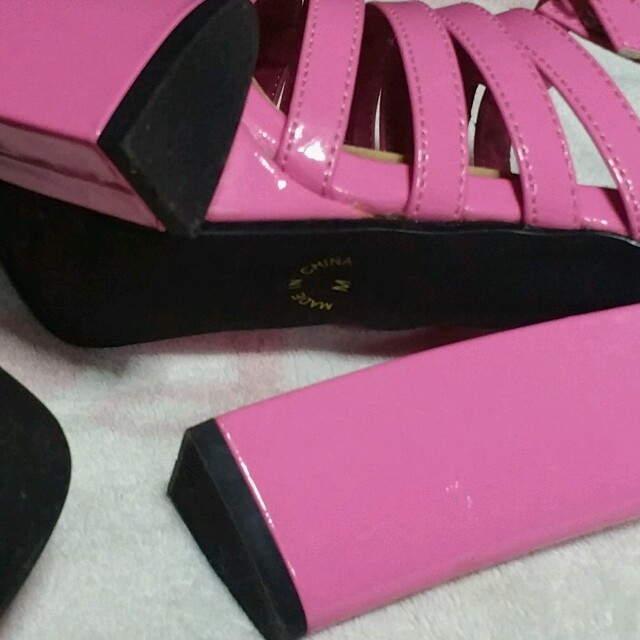 GALSTAR(ギャルスター)の未来♡様6月23日までお取り置き　サンダル　ピンク　M レディースの靴/シューズ(サンダル)の商品写真