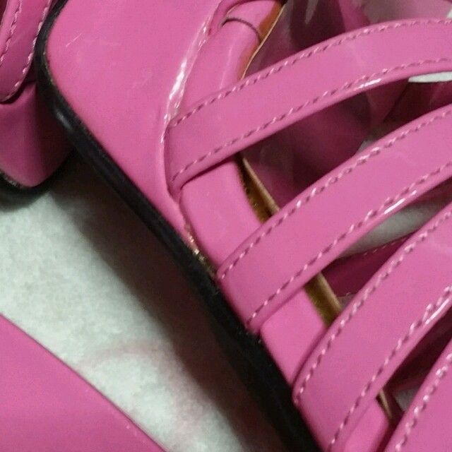 GALSTAR(ギャルスター)の未来♡様6月23日までお取り置き　サンダル　ピンク　M レディースの靴/シューズ(サンダル)の商品写真