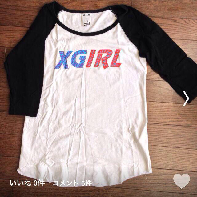 X-girl(エックスガール)のxガール★ラグランT レディースのトップス(Tシャツ(長袖/七分))の商品写真