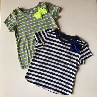 ニシマツヤ(西松屋)のべあ様専用 ボーダーＴシャツ 2枚セット&baby GAP ショーパン3枚セット(Tシャツ/カットソー)