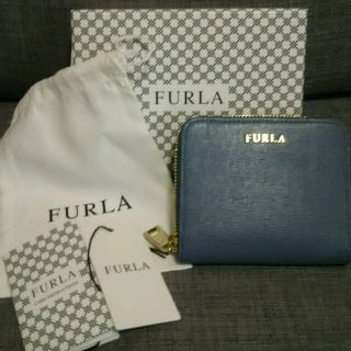 フルラ(Furla)のutamelo様専用確実正規品フルラ FURLA 新品同様 ブルーグレー 財布(財布)