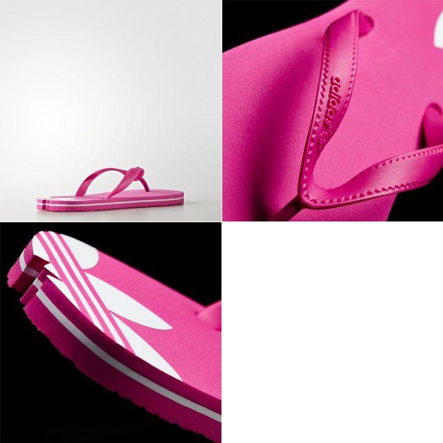 adidas(アディダス)の25.5【新品即納】adidas オリジナルス レディース サンダル ピンク レディースの靴/シューズ(サンダル)の商品写真