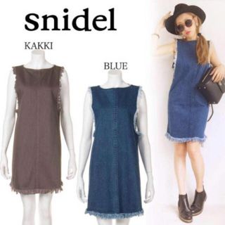 スナイデル(SNIDEL)のスナイデルデニムワンピース(ひざ丈ワンピース)